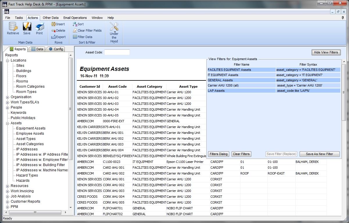 FastTrack 3.5 Reports