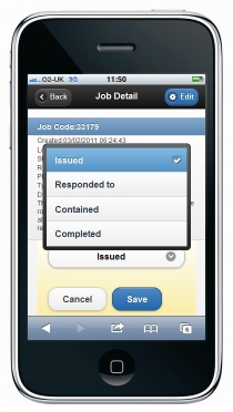 FastTrack Mobile Job Status Update